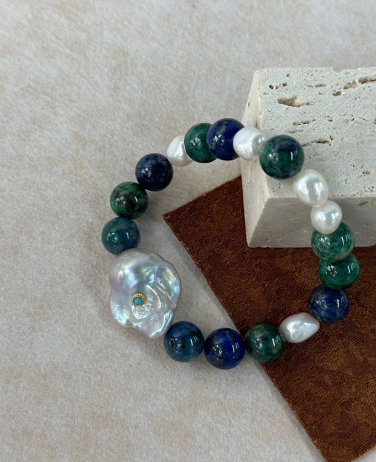 Turquoise Pearl Bracelet