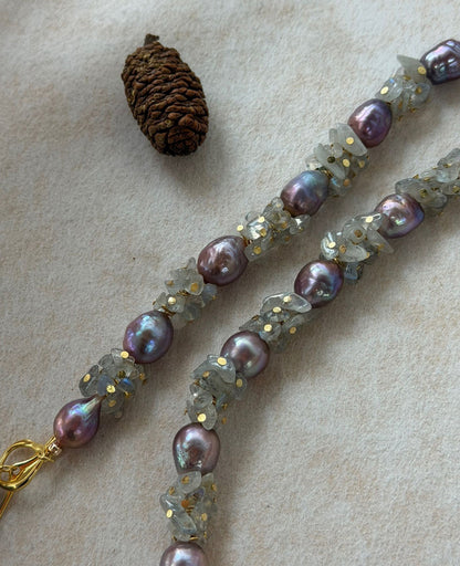 Baroque Moonstone Necklace