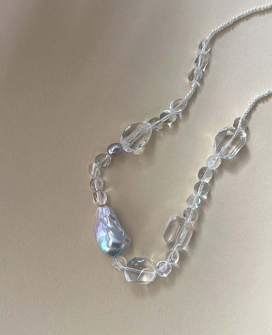 Floating Sugar Baroque Necklace