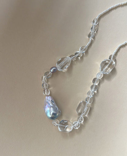 Floating Sugar Baroque Necklace
