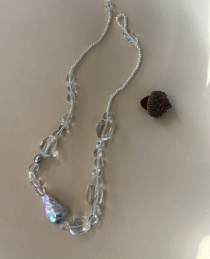 Floating Sugar Baroque Necklace