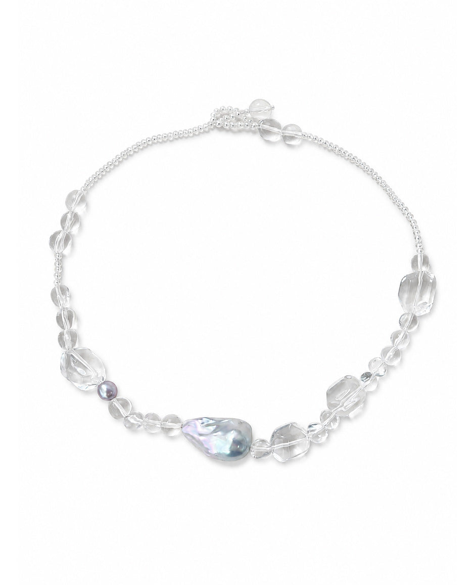 Floating Sugar Baroque Necklace