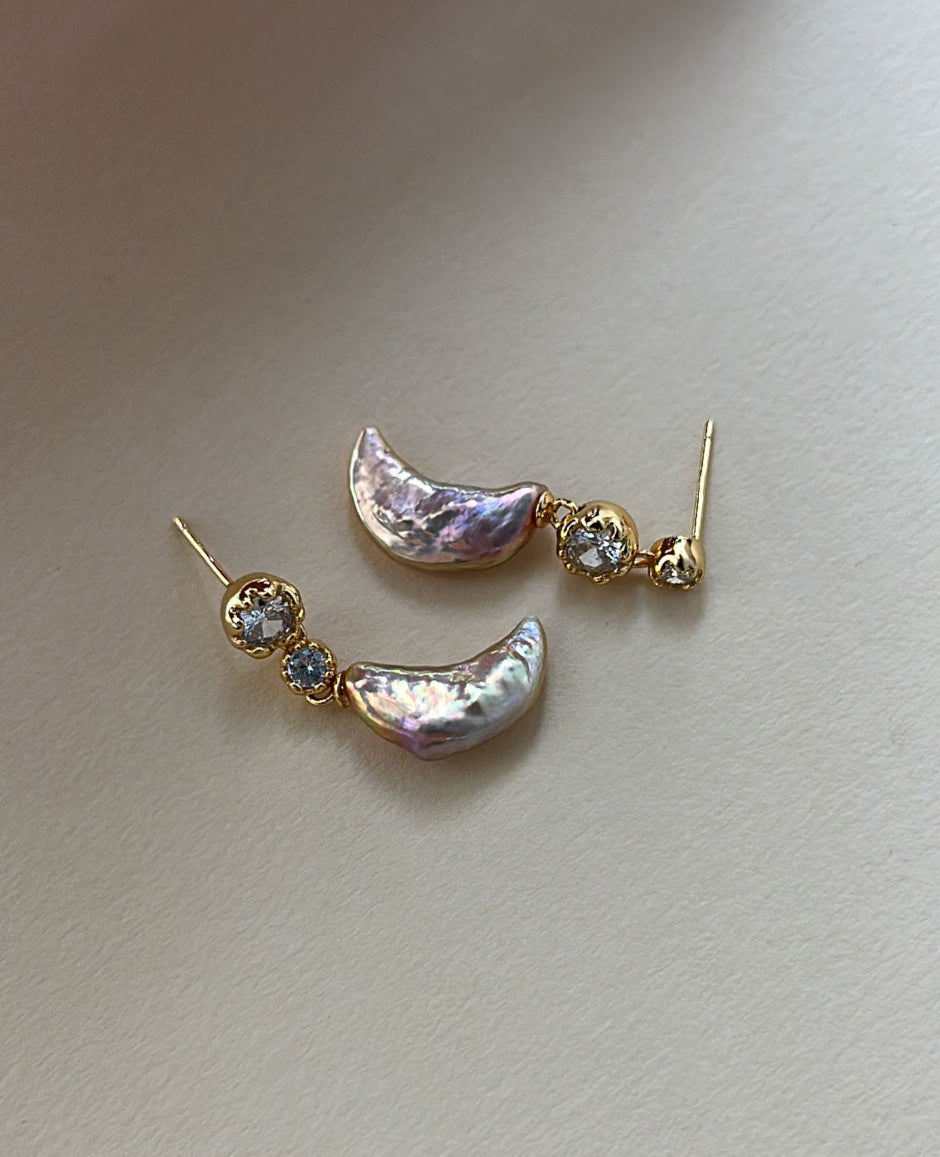 Moon Isle Drop Earrings