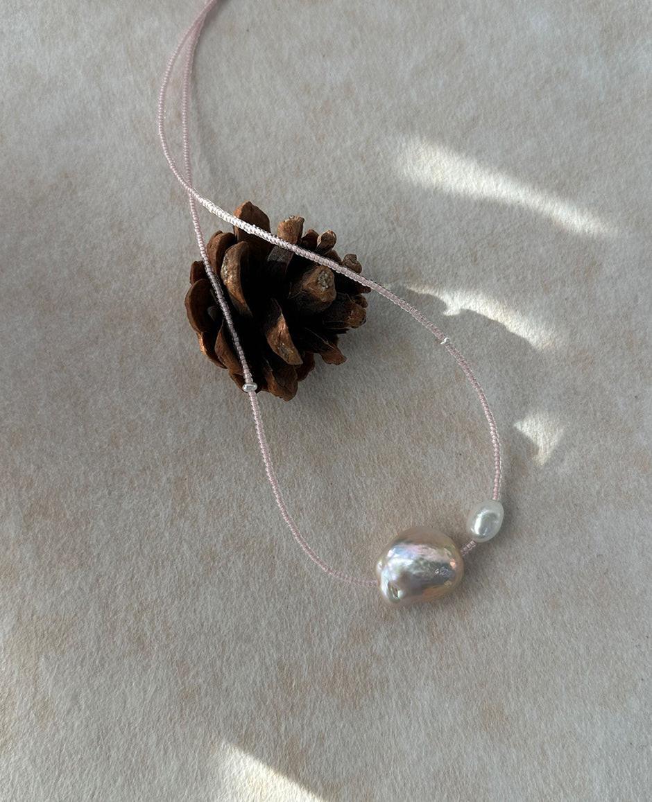 Pink Fairy Pearl Necklace