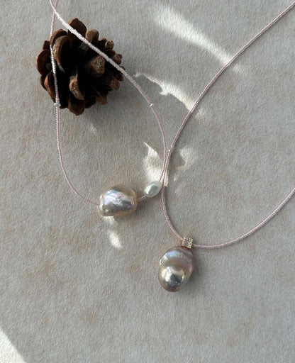 Pink Fairy Pearl Necklace