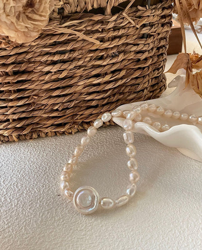 Roman Holiday Beaded Necklac