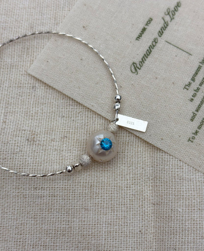 Tri-Star Pearl Bracelet