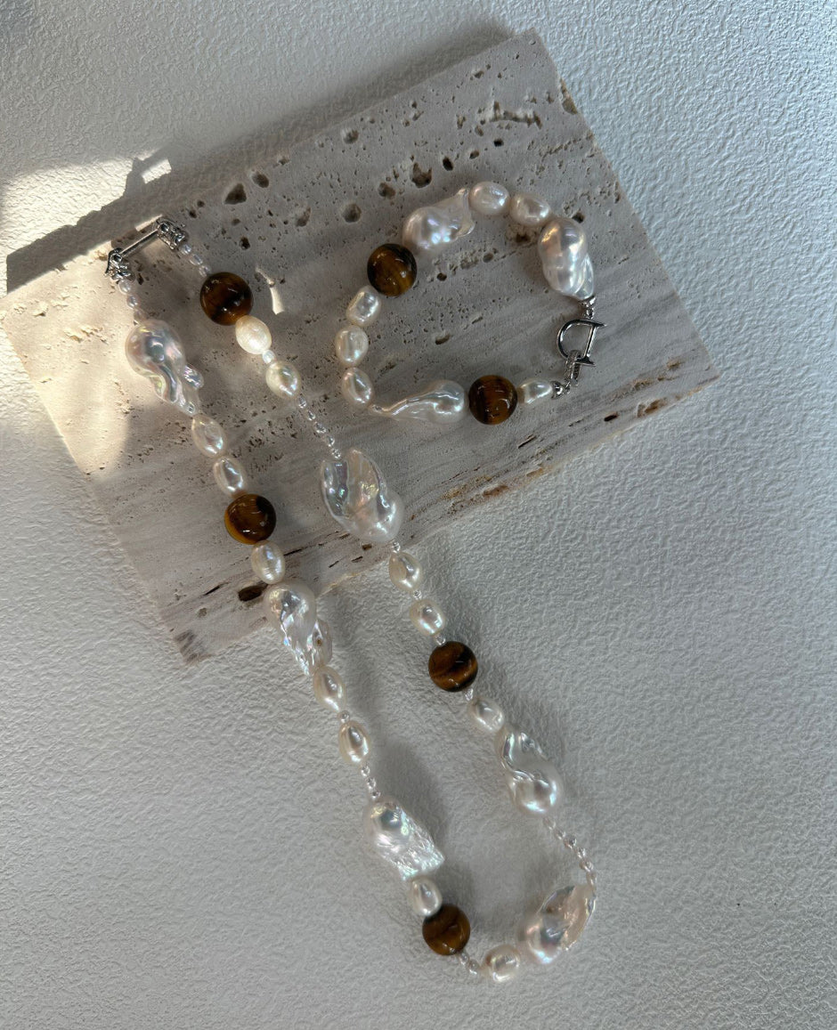 Tiger Eye Beads Bracelet