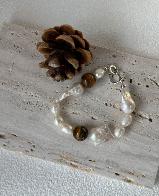 Tiger Eye Beads Bracelet