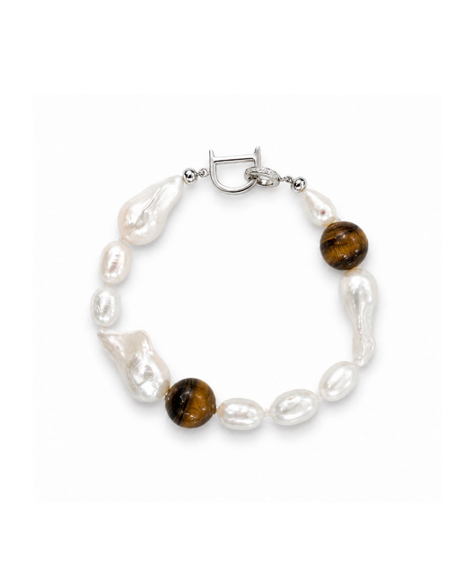 Tiger Eye Beads Bracelet