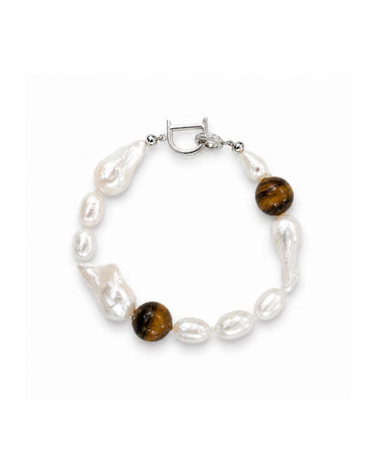 Tiger Eye Beads Bracelet
