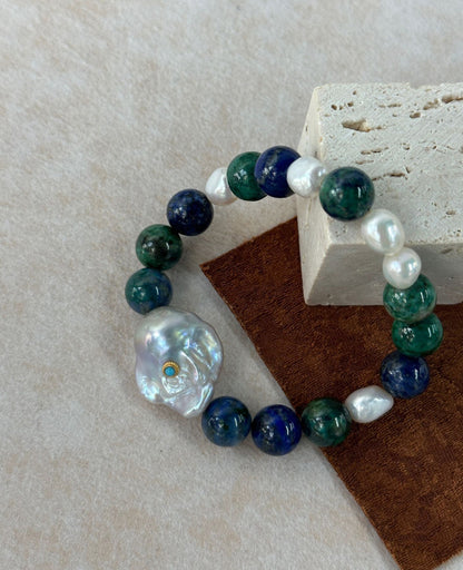 Turquoise Pearl Bracelet