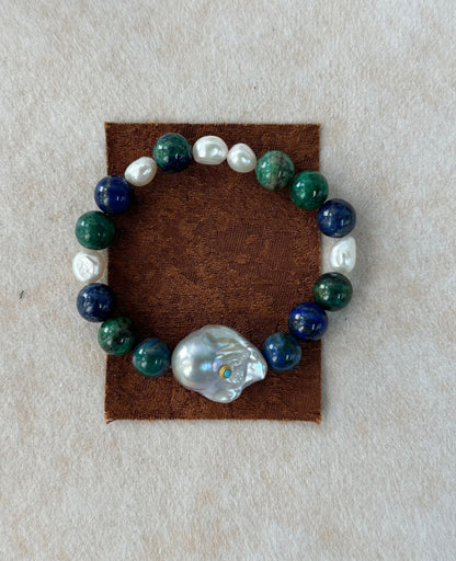 Turquoise Pearl Bracelet