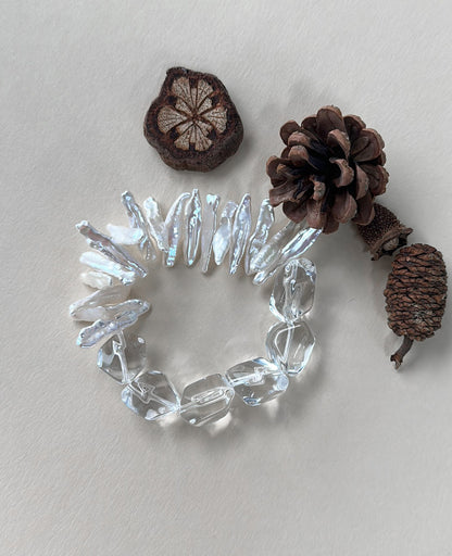 Wave & Ice Crystal Bracelet
