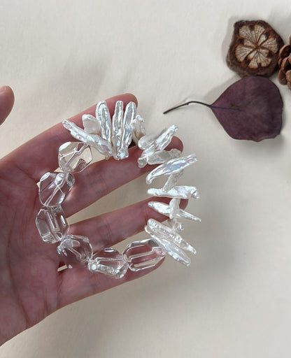 Wave & Ice Crystal Bracelet