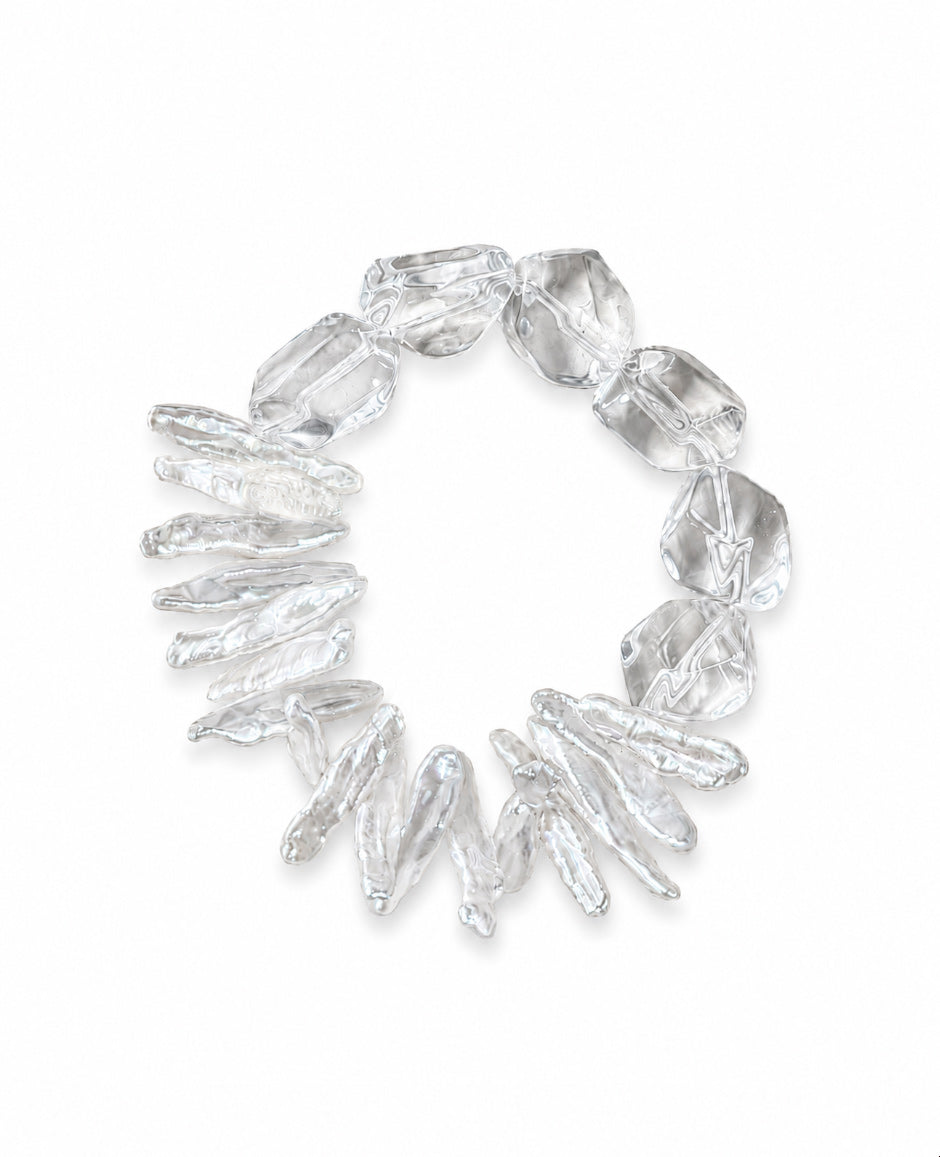 Wave & Ice Crystal Bracelet