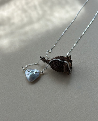 Wink Heart Silver Necklace