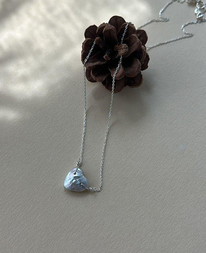 Wink Heart Silver Necklace