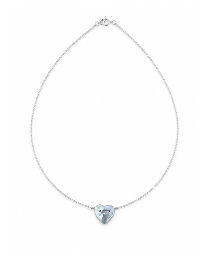 Wink Heart Silver Necklace